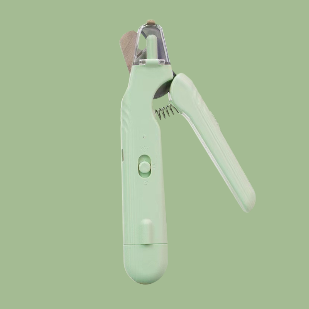 2-i-1 LED Kloklippare & Nagelfil