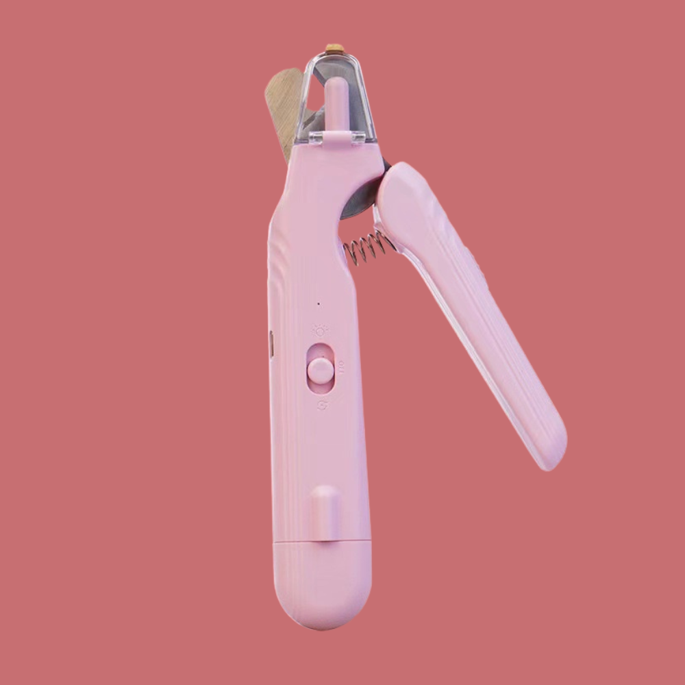 2-i-1 LED Kloklippare & Nagelfil