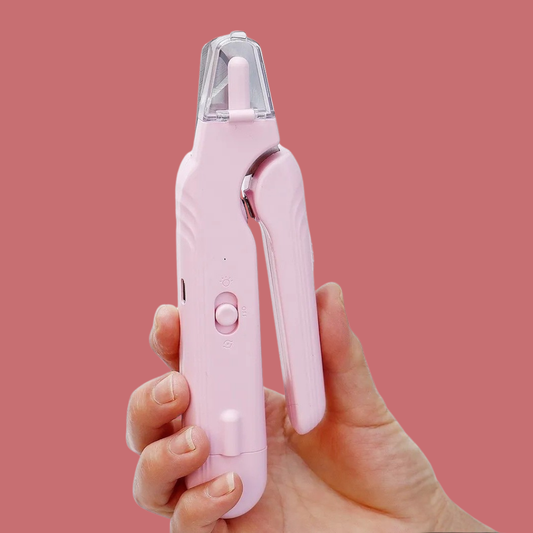 2-i-1 LED Kloklippare & Nagelfil